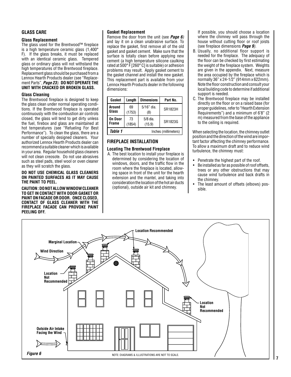 Lennox Hearth Brentwood SP User Manual | Page 7 / 24