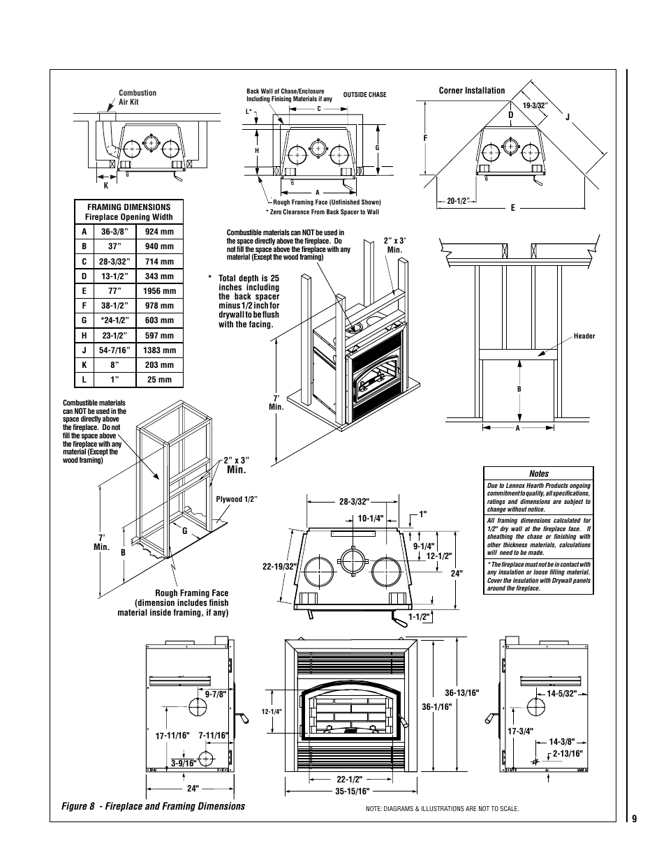 Lennox Hearth Brentwood SP User Manual | Page 9 / 24