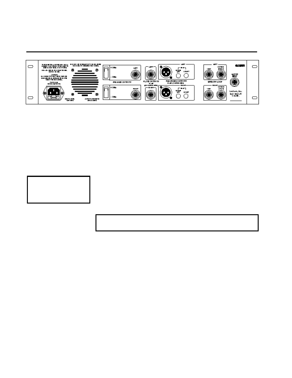 Rear panel connections | Lexicon 284 User Manual | Page 10 / 23