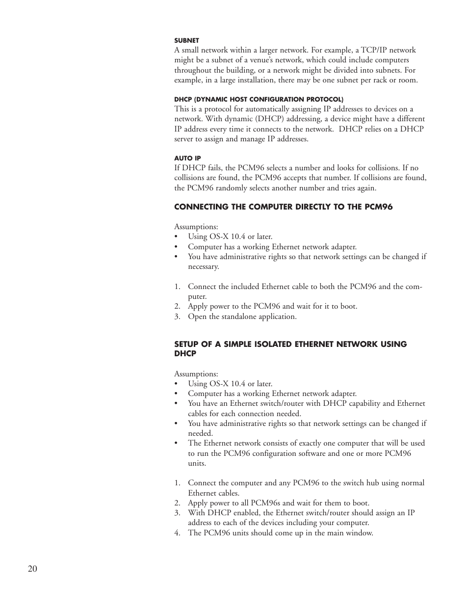 Lexicon Reverb/Effects Processor PCM96 User Manual | Page 26 / 68