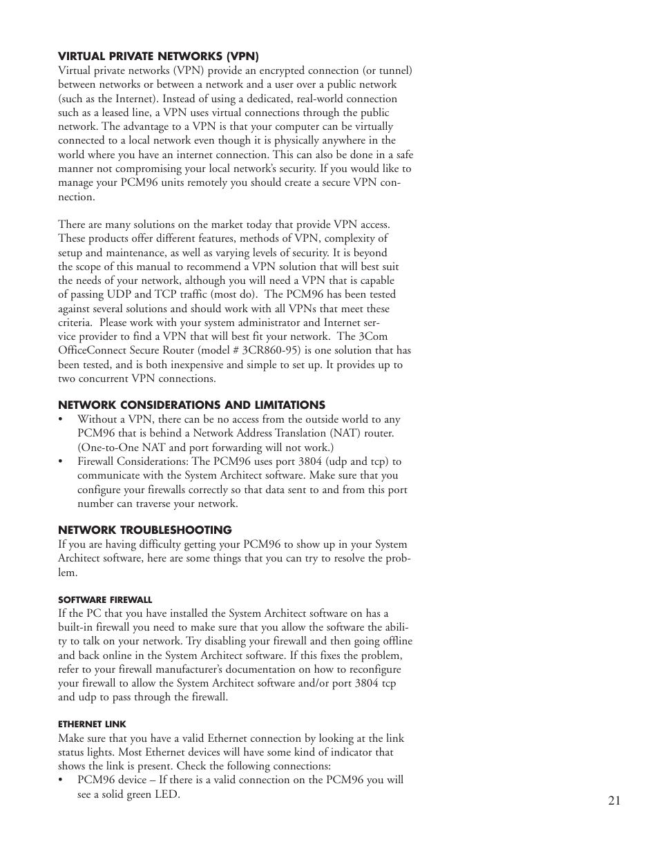 Lexicon Reverb/Effects Processor PCM96 User Manual | Page 27 / 68