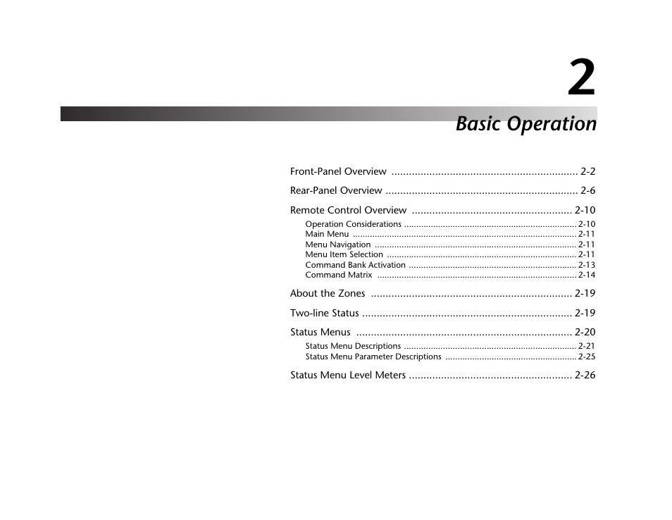 Basic operation | Lexicon Digital Controller MC-12 User Manual | Page 19 / 208