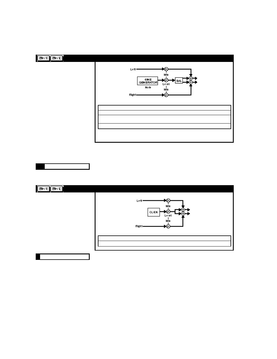 Test tone, Click | Lexicon MPX G2 User Manual | Page 111 / 173