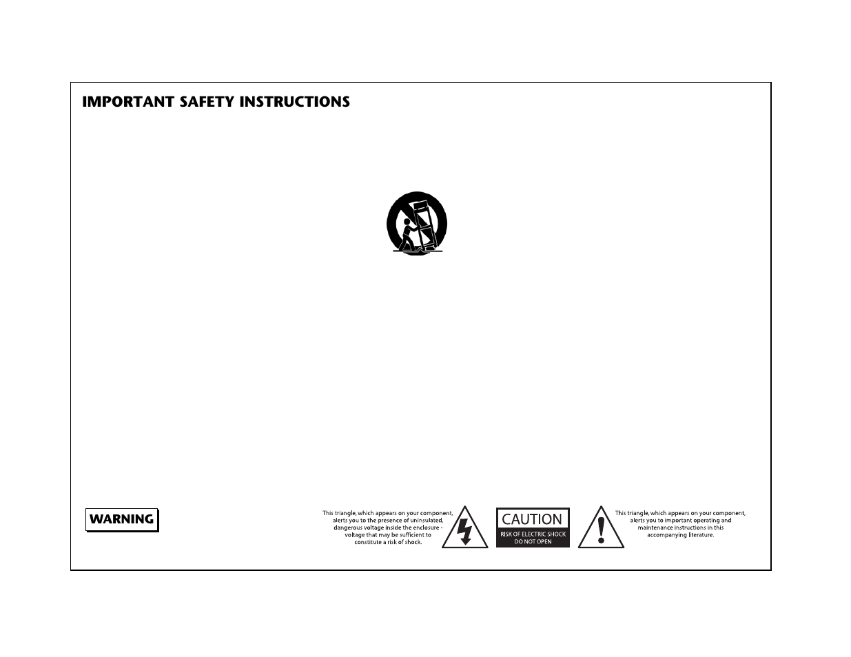 Important safety instructions | Lexicon Universal Disc Player RT-20 User Manual | Page 2 / 140