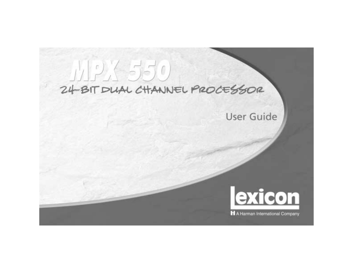 Lexicon MPX 550 User Manual | 111 pages