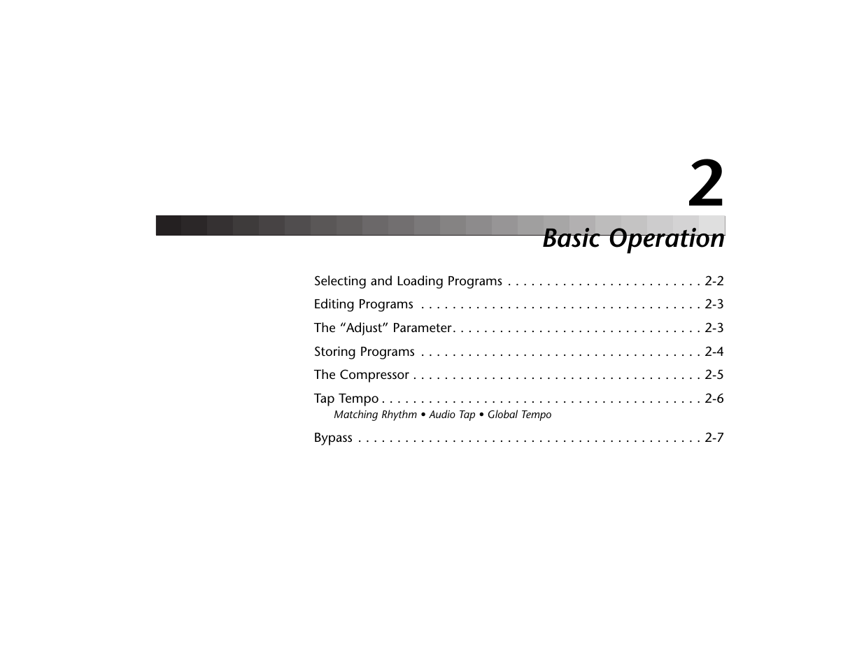 Basic operation | Lexicon MPX 550 User Manual | Page 29 / 111