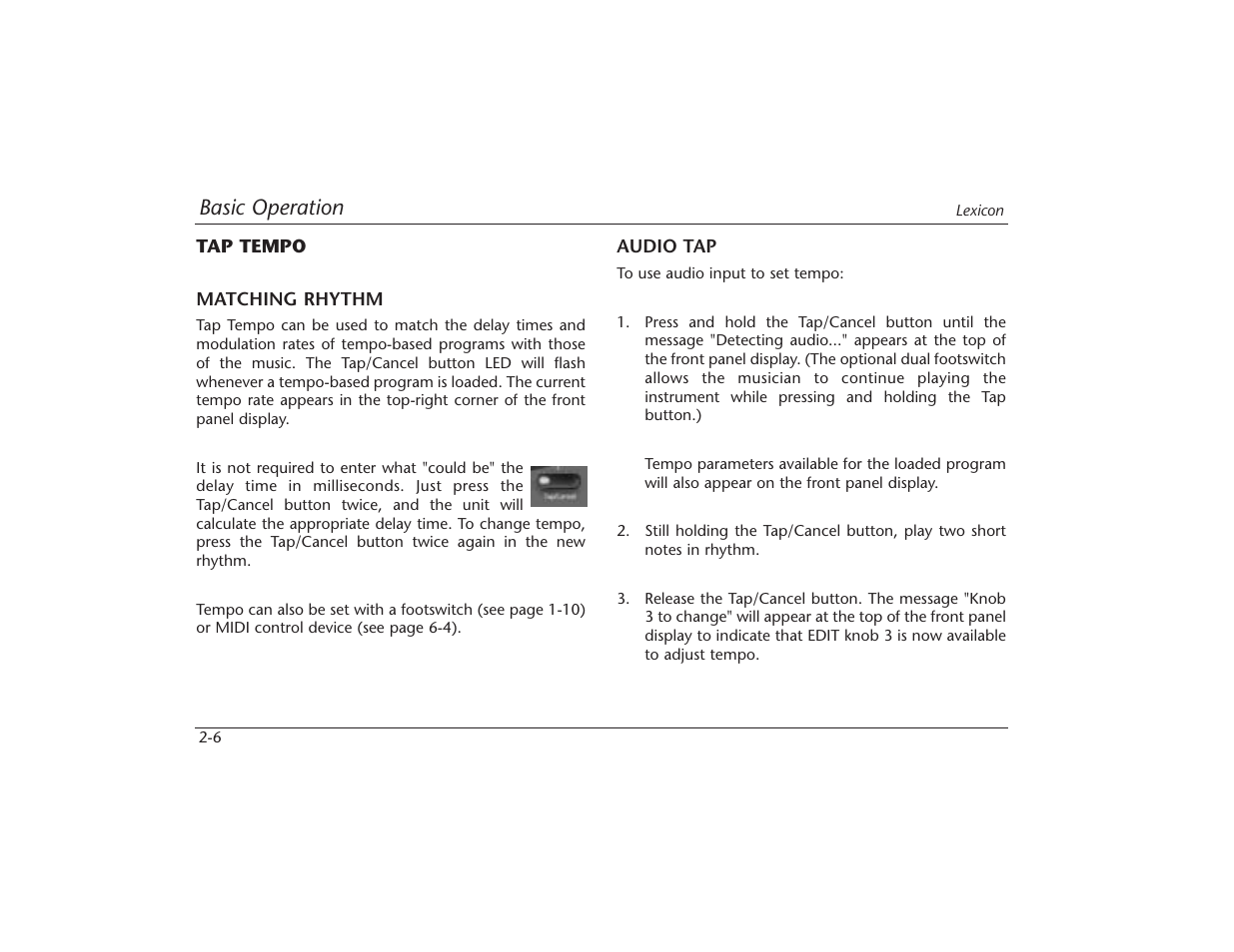 Lexicon MPX 550 User Manual | Page 34 / 111