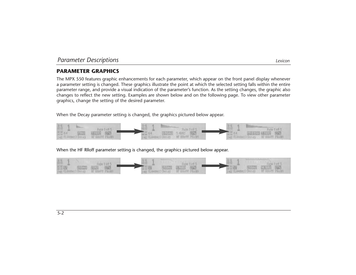 Lexicon MPX 550 User Manual | Page 83 / 111