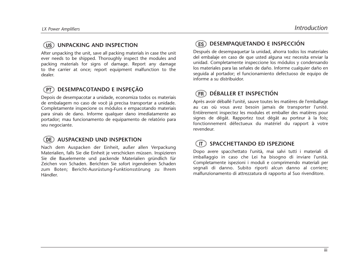 Lexicon LX-7 User Manual | Page 5 / 27