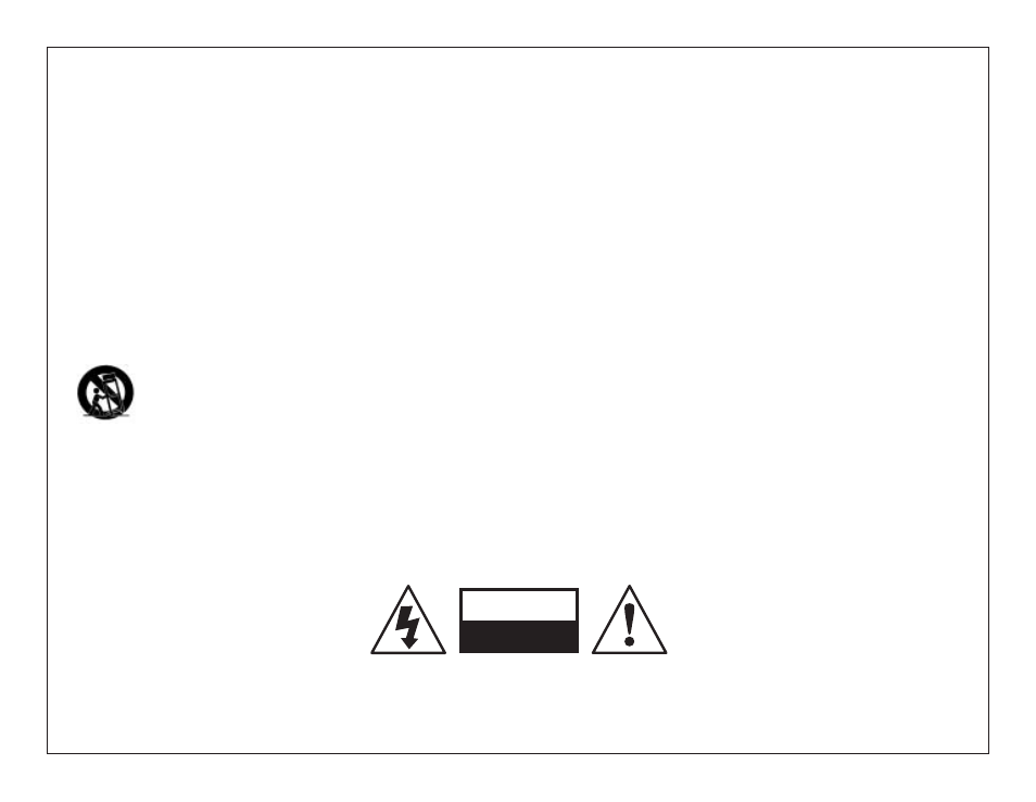 Caution, Important safety instructions | Lexicon LX Power Amplifier 070-14876 User Manual | Page 2 / 27