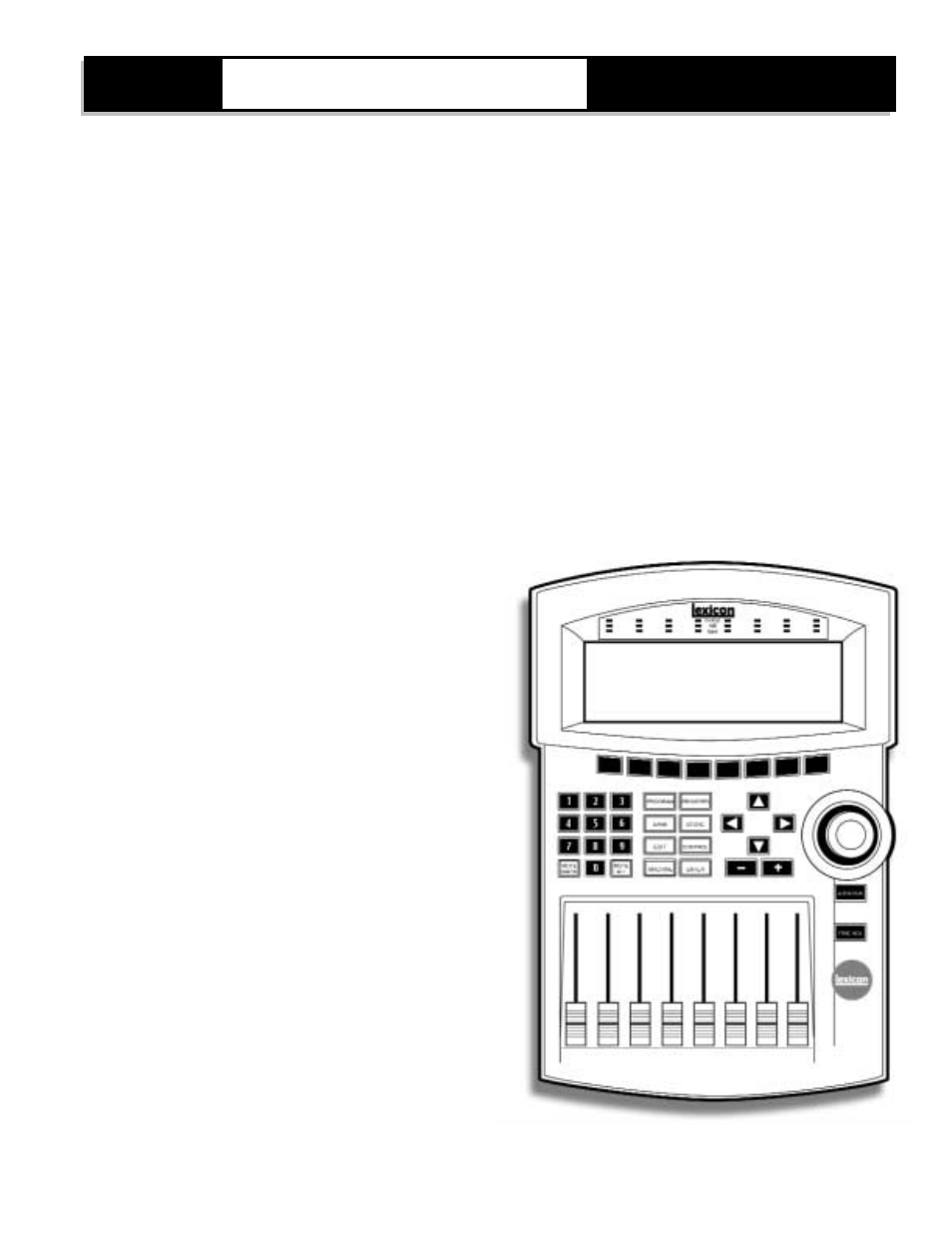 Lexicon 960L User Manual | 91 pages