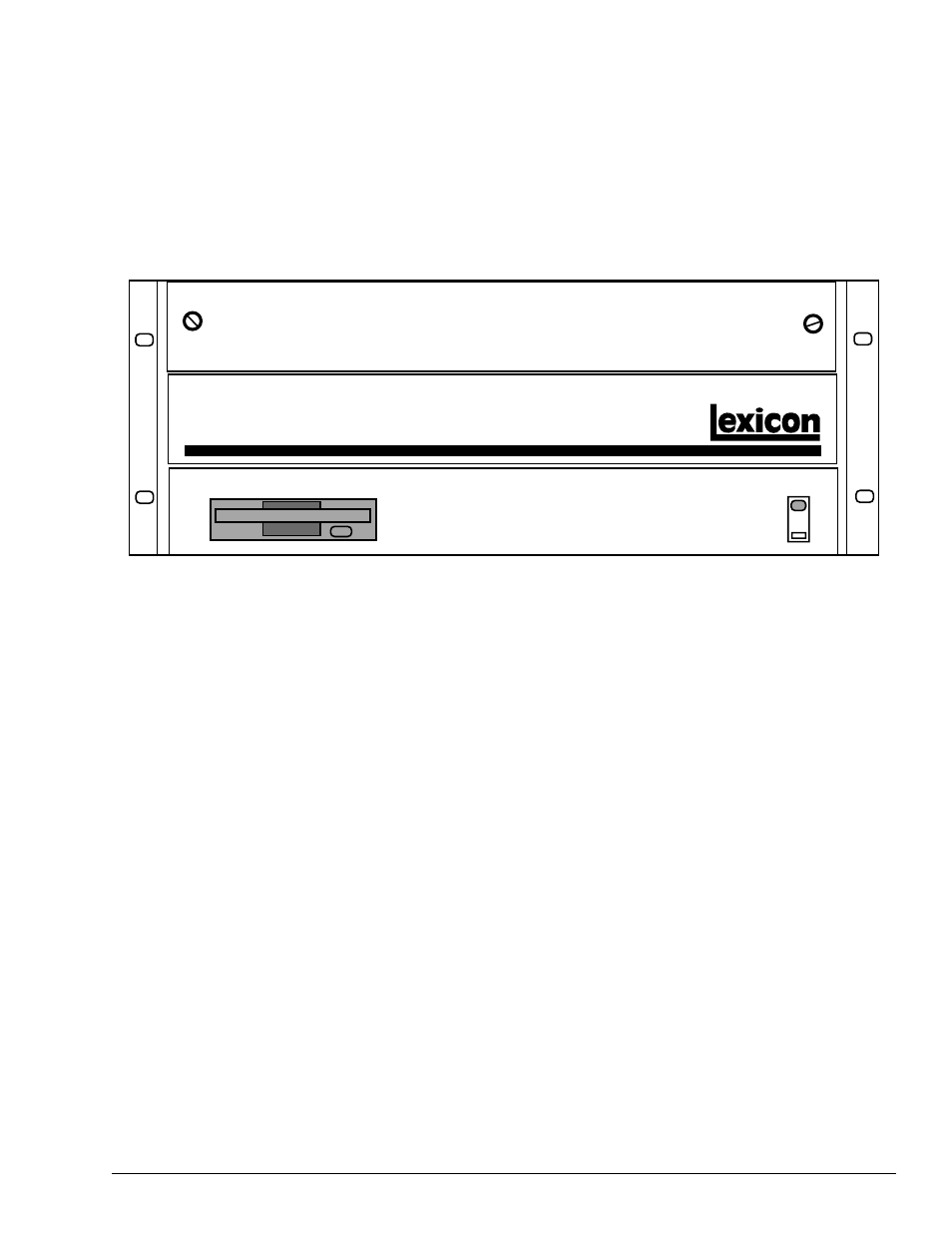 The front panel | Lexicon 960L User Manual | Page 8 / 91
