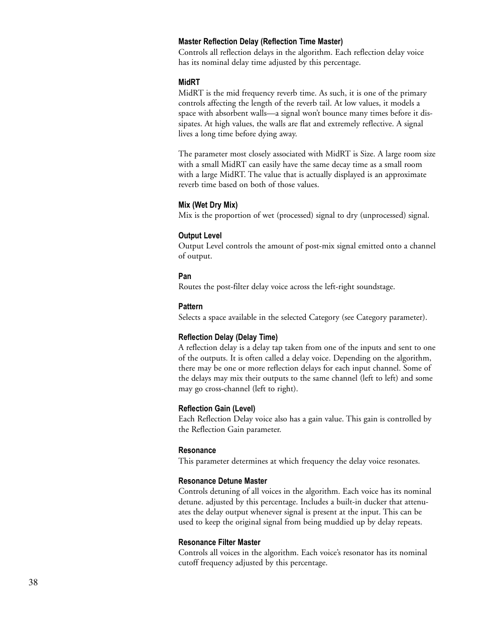 Lexicon PCM92 User Manual | Page 44 / 64