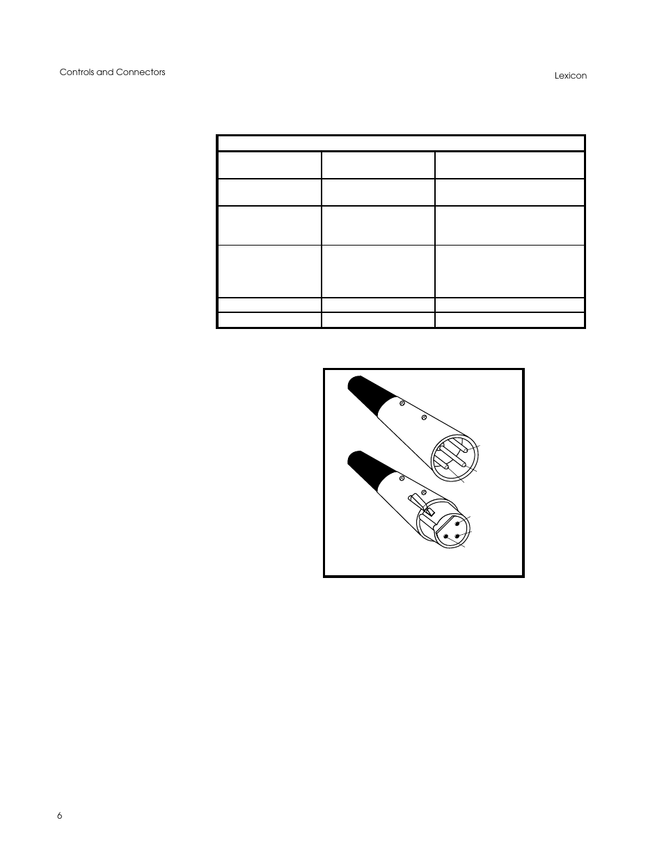 Audio connections, Connectors | Lexicon 20/20 AD User Manual | Page 11 / 31