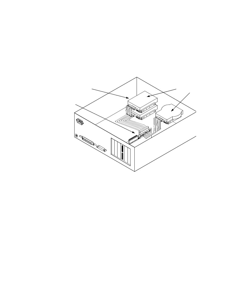 1 channel switches, Internal and internal scsi device termination | LSI SYM22801 User Manual | Page 37 / 80