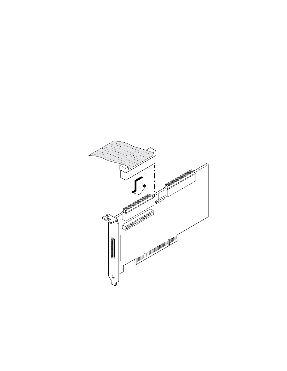 Internal scsi ribbon cable to host adapter | LSI 21003 User Manual | Page 24 / 72