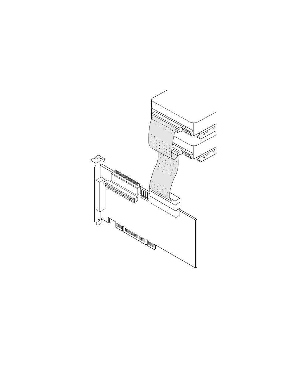 Multiple internal scsi devices chained together | LSI 21003 User Manual | Page 27 / 72