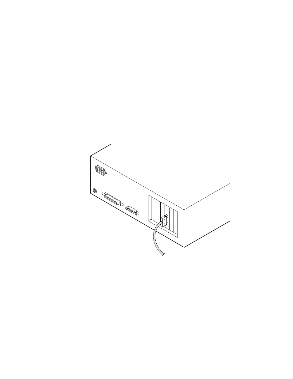 Figure2.9 external cable to host adapter, External cable to host adapter | LSI 21003 User Manual | Page 29 / 72