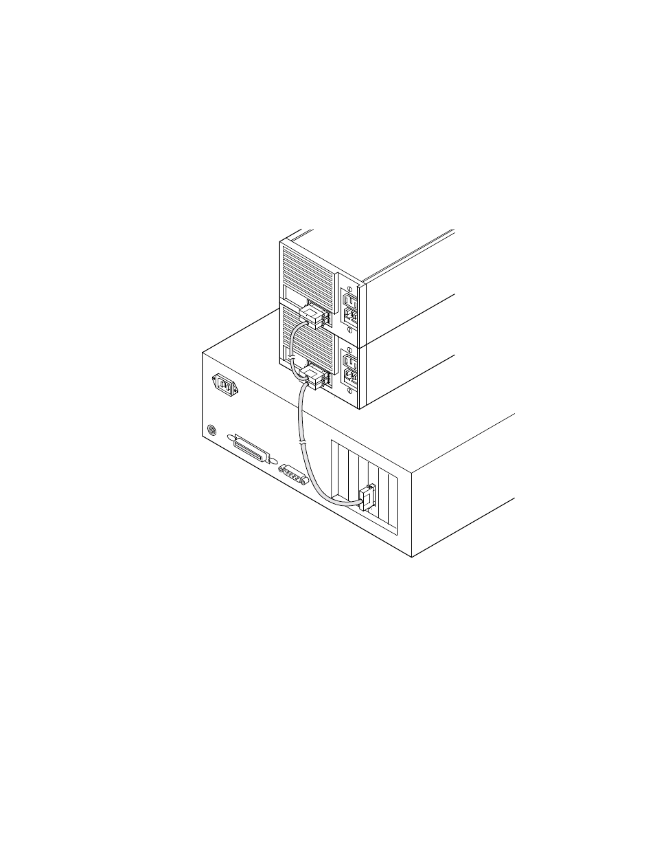 4 scsi bus termination, Scsi bus termination, Multiple external scsi devices chained together | Section | LSI 21003 User Manual | Page 31 / 72