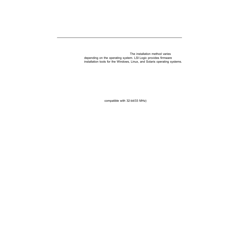 1 fc firmware, 1 features, 2 description | Fc firmware, Features, Description, Section 3.1, “fc firmware | LSI 7102XP-LC User Manual | Page 48 / 78