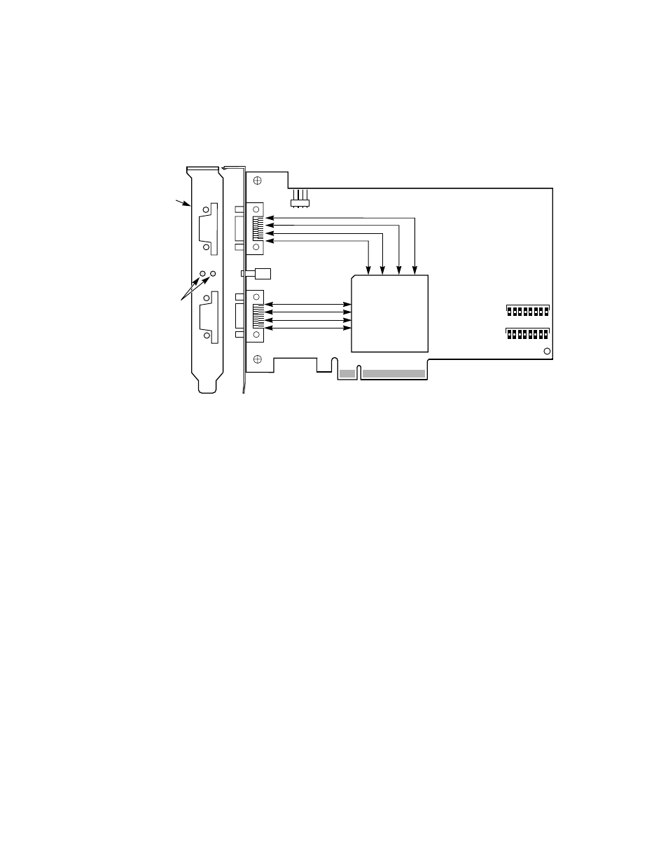 Lsisas3800e board layout | LSI SAS3041E User Manual | Page 39 / 46