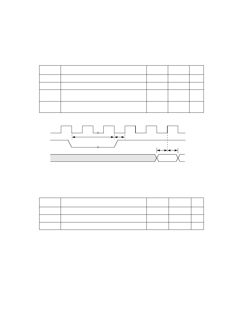 Table 6.13 reset input, Figure6.7 reset input, Table 6.14 interrupt output | Reset input, Interrupt output | LSI 53C875A User Manual | Page 248 / 328