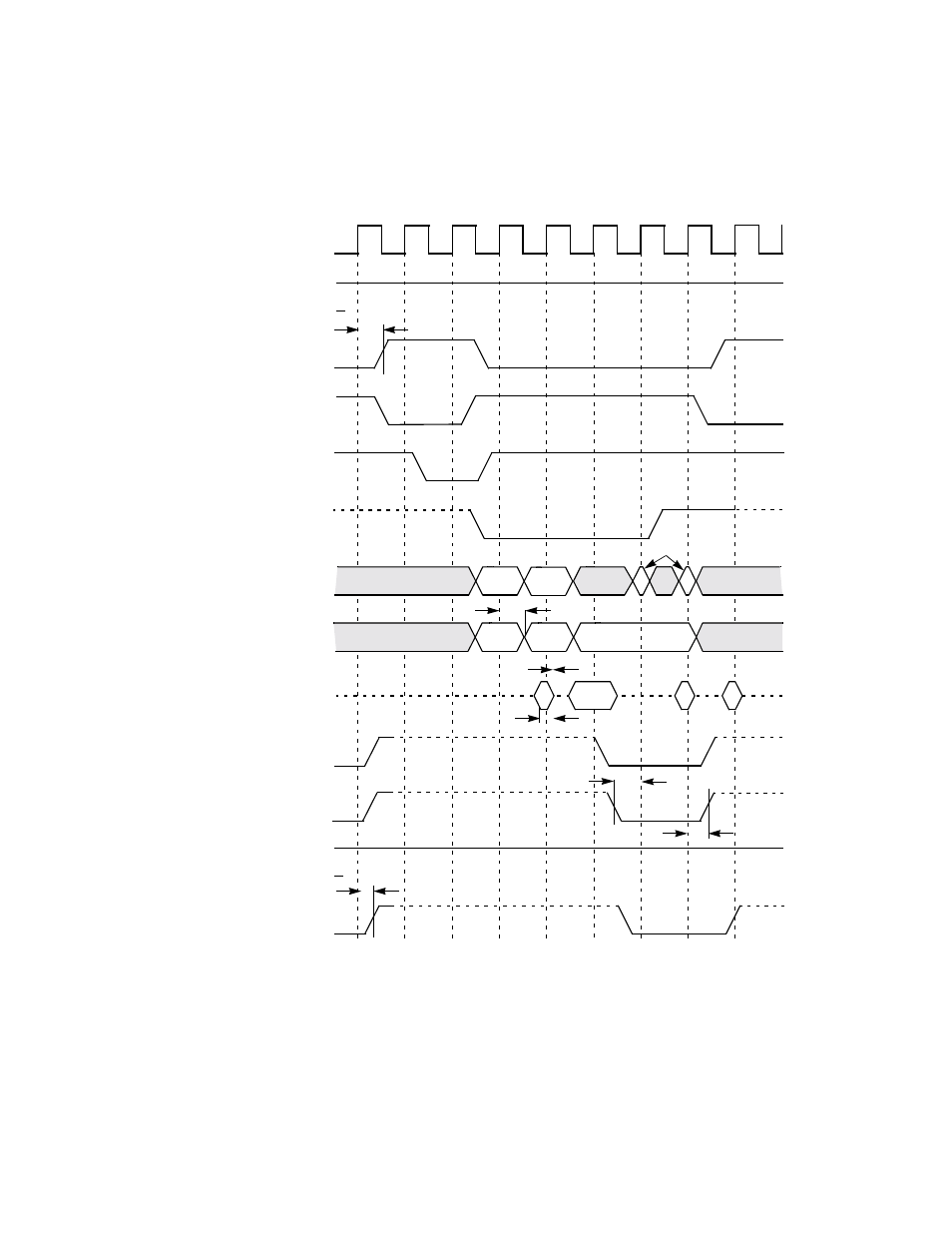 Figure6.20 burst read, 64-bit address and data, Burst read, 64-bit address and data | LSI 53C875A User Manual | Page 268 / 328