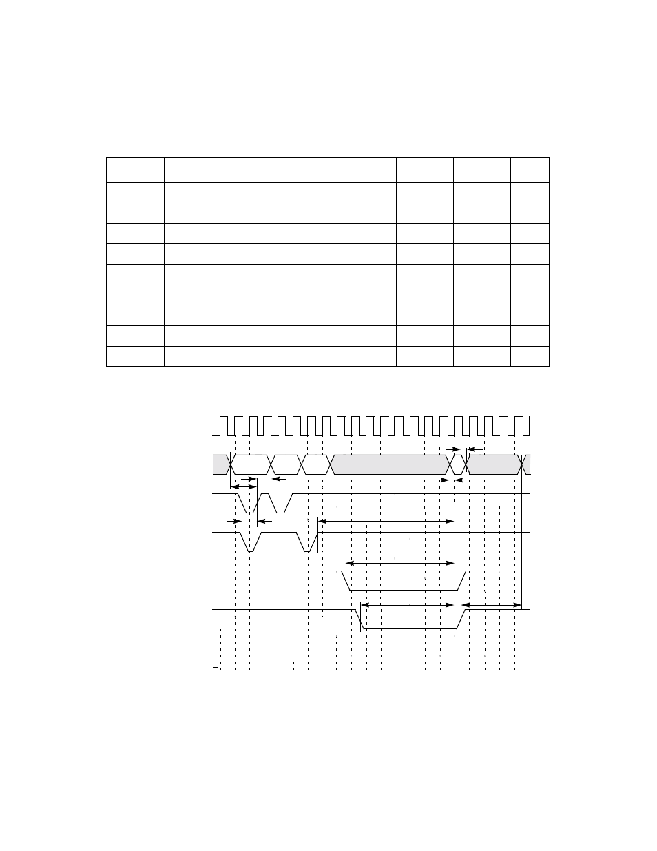 Table 6.33 slow memory (£ 128 kbytes) read cycle, Figure6.29 slow memory (£ 128 kbytes) read cycle, Slow memory | LSI 53C875A User Manual | Page 286 / 328