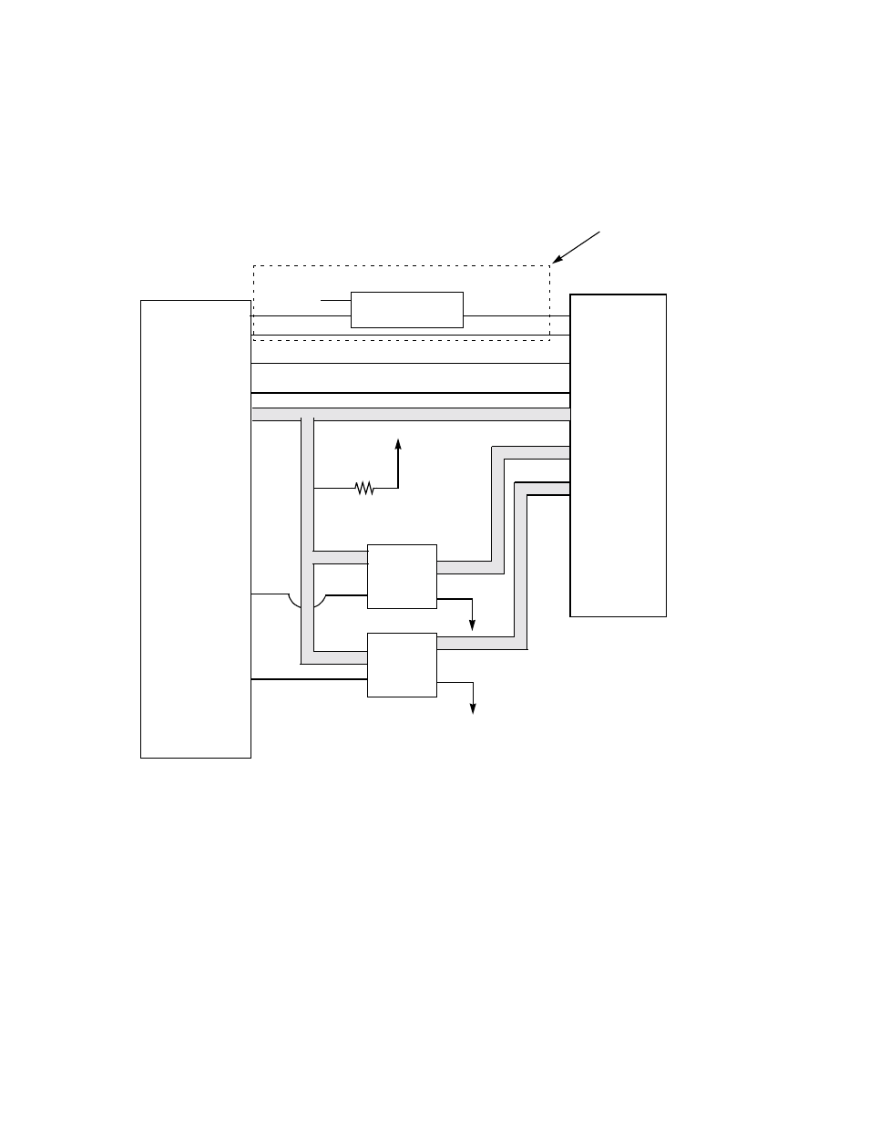 Figureb.2 64 kbyte interface with 150 ns memory, 64 kbyte interface with 150 ns memory, Scsi synchronous data fifo word count | LSI 53C875A User Manual | Page 308 / 328