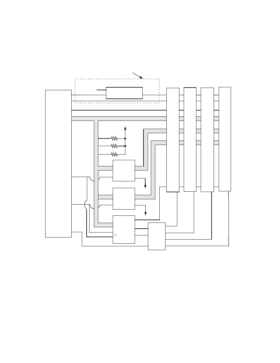 Figureb.4 512 kbyte interface with 150 ns memory, 512 kbyte interface with 150 ns memory | LSI 53C875A User Manual | Page 310 / 328