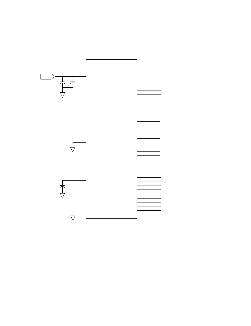 Figure2.5 regulated termination for ultra scsi, 14 select/reselect during selection/reselection, Select/reselect during selection/reselection | Regulated termination for ultra scsi, Figure 2.5 | LSI 53C875A User Manual | Page 55 / 328