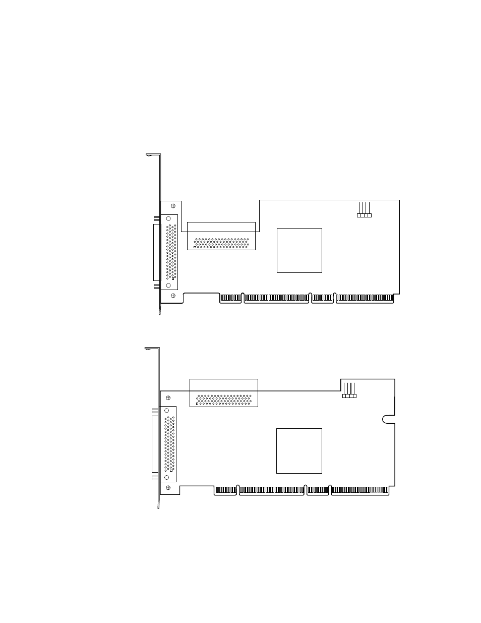 Figure3.2 lsi20320h host adapter, Lsi20320, lsi20320-r and lsi21320l host adapters, Lsi20320h host adapter | LSI Ultra320 User Manual | Page 33 / 46