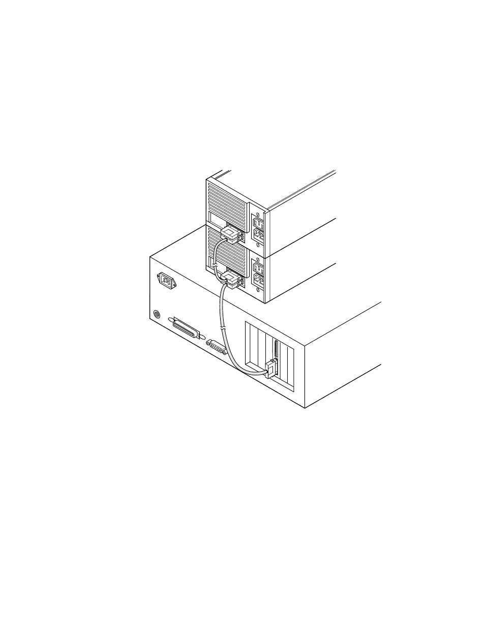 4 scsi bus termination, Scsi bus termination, Multiple external scsi devices chained together | LSI U40HVD User Manual | Page 32 / 78