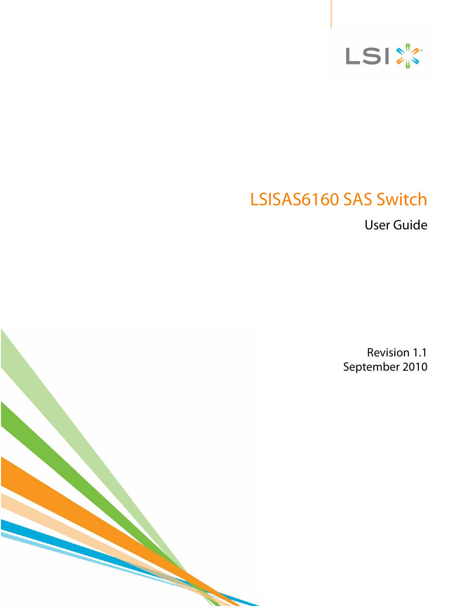 LSI SAS6160 User Manual | 76 pages