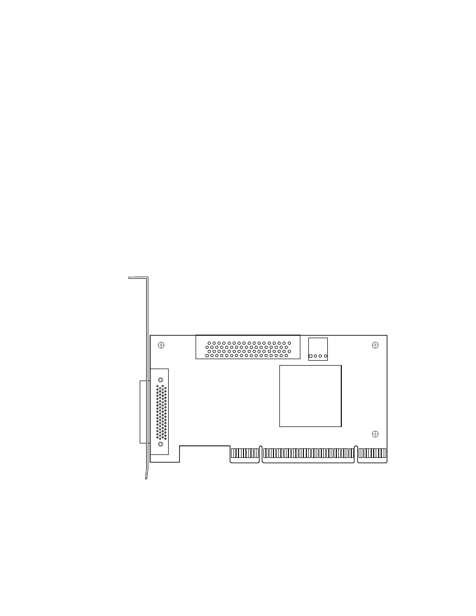 1 lsi20160 host adapter, Figure3.1 lsi20160 mechanical drawing, Lsi20160 host adapter | Lsi20160 mechanical drawing | LSI Ultra160 User Manual | Page 31 / 54