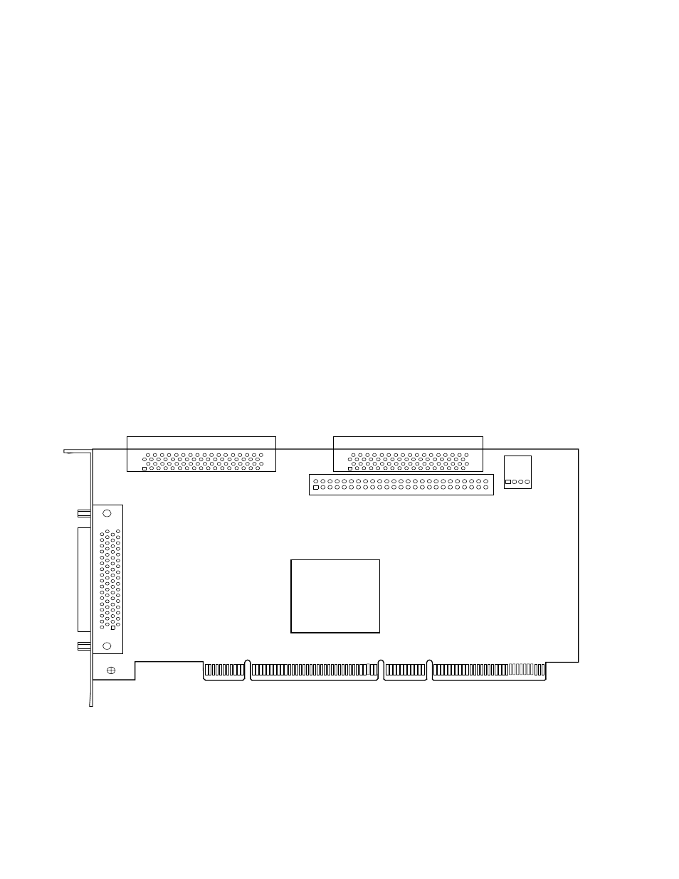 7 lsi21040 host adapter, Figure3.7 lsi21040 mechanical drawing, Lsi21040 host adapter | Lsi21040 mechanical drawing | LSI Ultra160 User Manual | Page 37 / 54