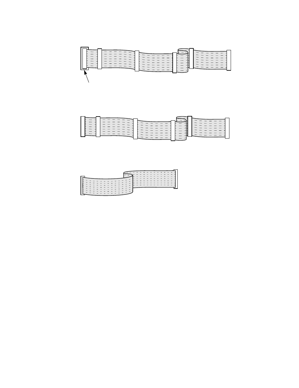 Figure3.10 scsi cable – 50-pin low density, 2 external scsi cables and connectors, External scsi cables and connectors | Scsi cable – 68-pin high density with termination, Scsi cable – 50-pin low density, Figure 3.8, Figure 3.9 | LSI Ultra160 User Manual | Page 39 / 54