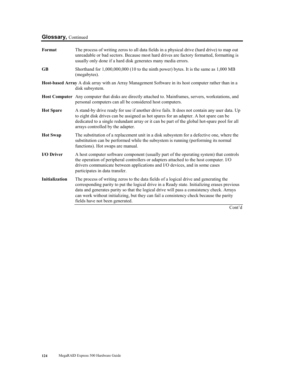 LSI MegaRAID Express 500 User Manual | Page 138 / 148