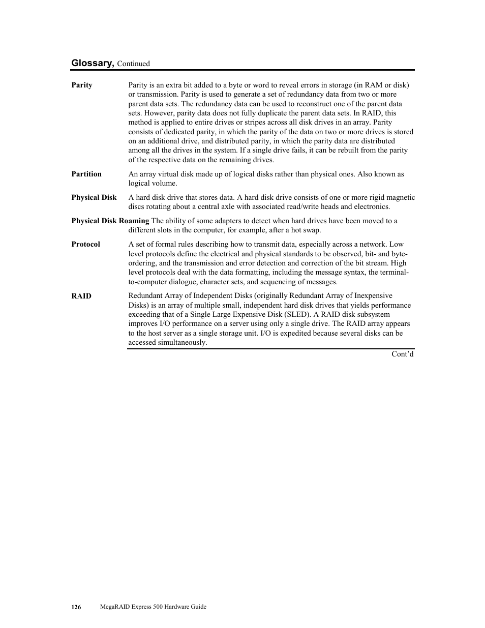 LSI MegaRAID Express 500 User Manual | Page 140 / 148