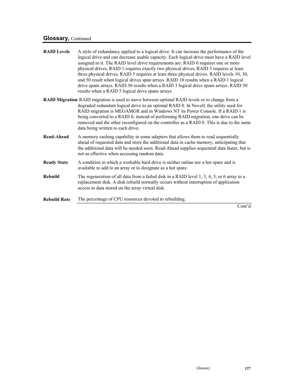 LSI MegaRAID Express 500 User Manual | Page 141 / 148