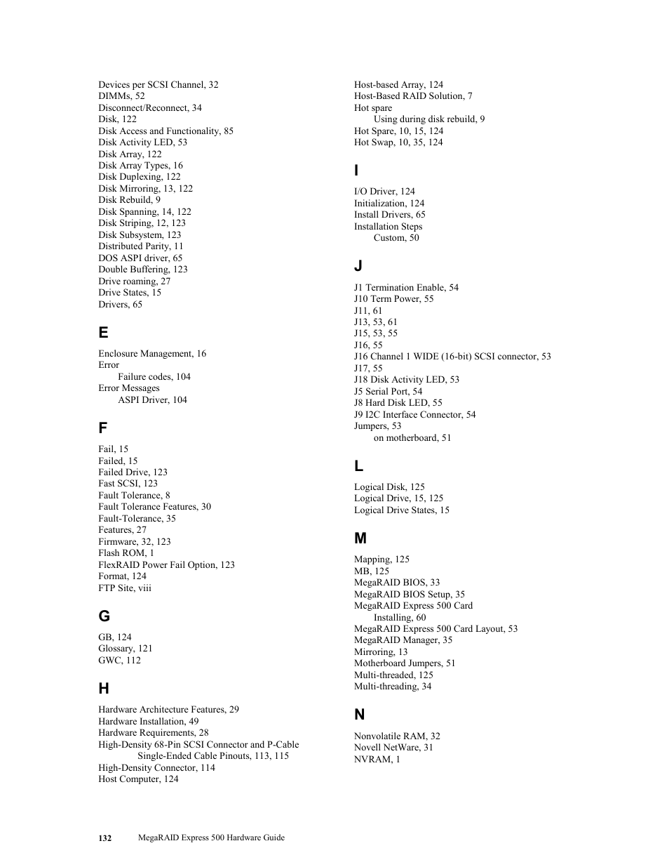 LSI MegaRAID Express 500 User Manual | Page 146 / 148