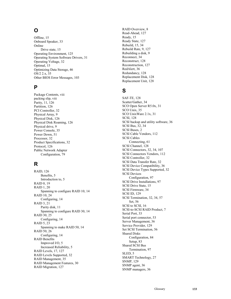 LSI MegaRAID Express 500 User Manual | Page 147 / 148