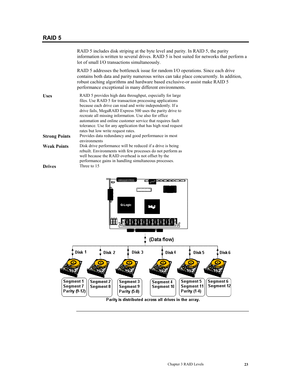 Raid 5 | LSI MegaRAID Express 500 User Manual | Page 37 / 148