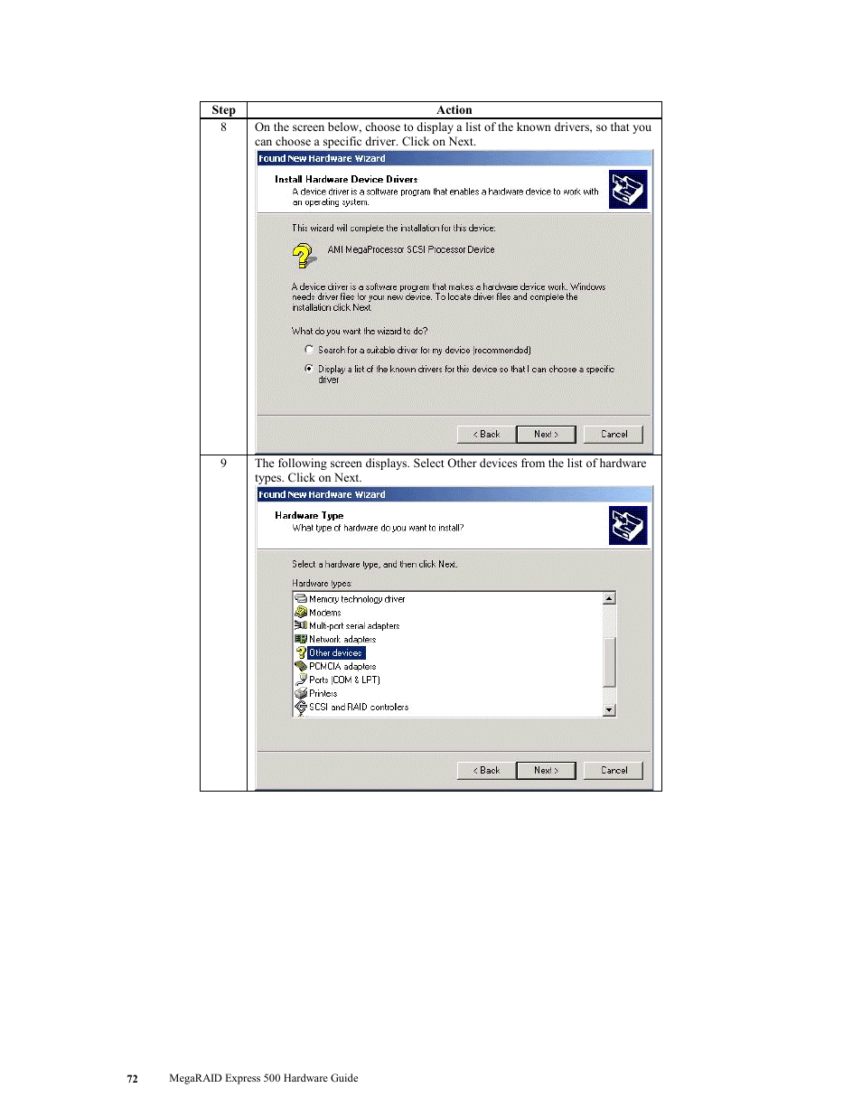 LSI MegaRAID Express 500 User Manual | Page 86 / 148