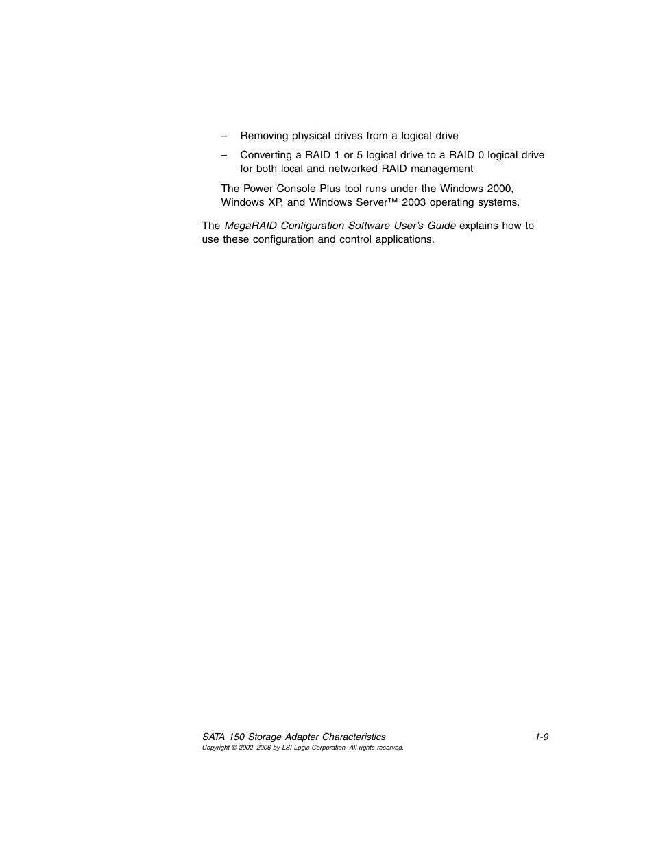 LSI SATA 150 User Manual | Page 23 / 48