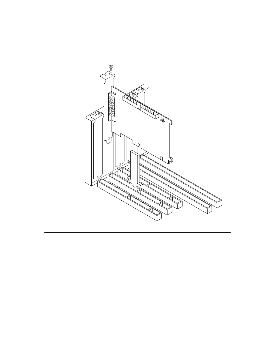 3 connecting scsi devices, Connecting scsi devices, Inserting the host adapter | Figure 1.2 | LSI 20860 User Manual | Page 15 / 34