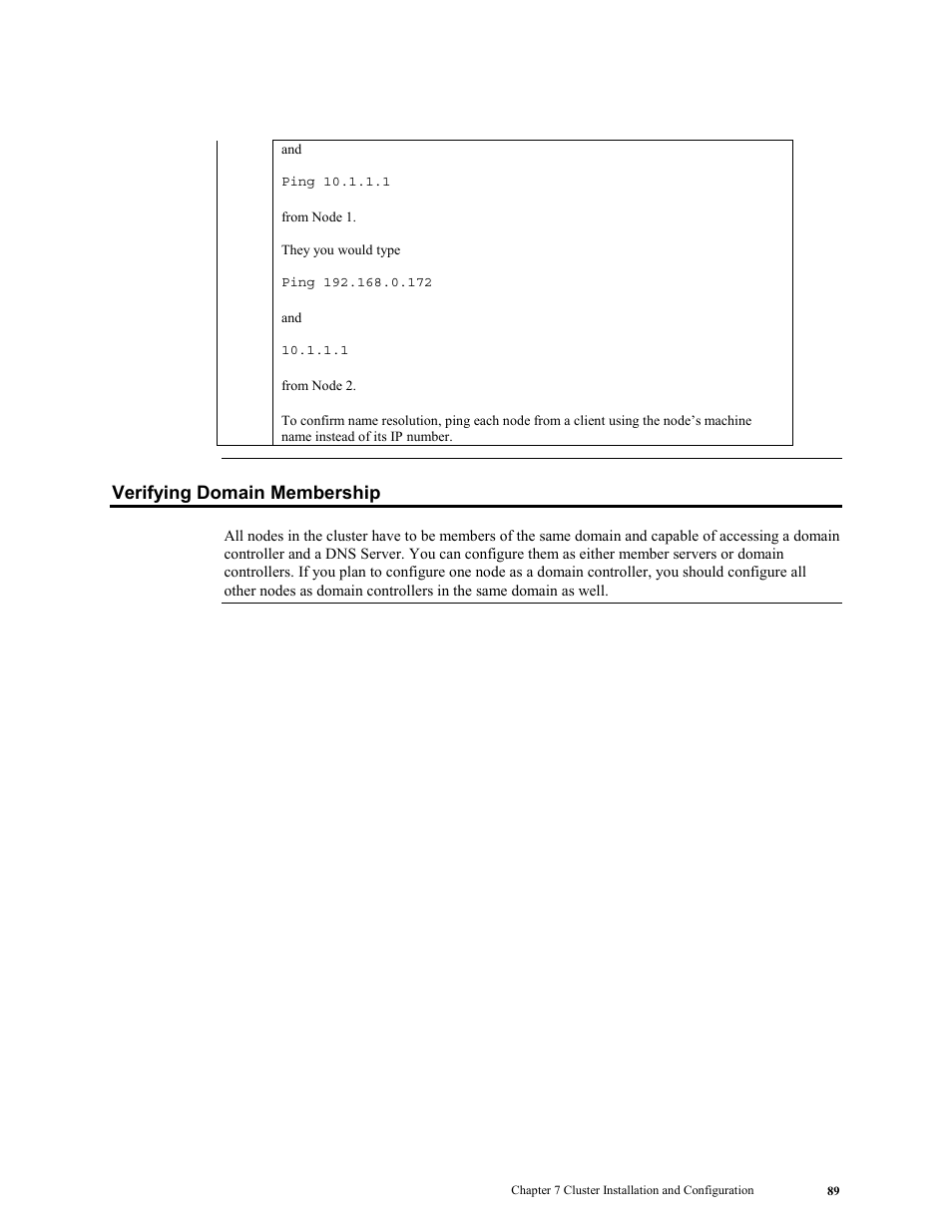 Verifying domain membership | LSI MegaRAID Enterprise 1600 User Manual | Page 103 / 154