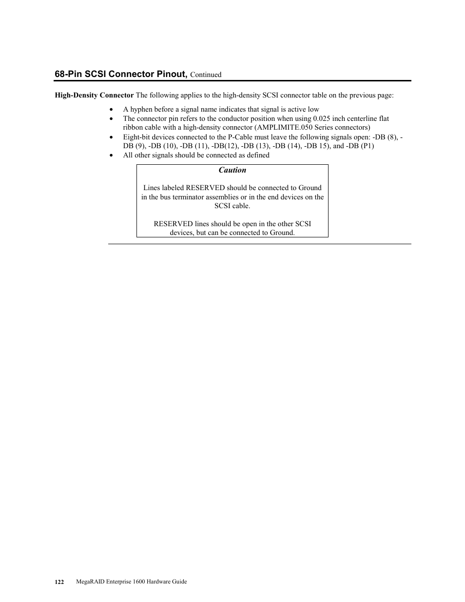 LSI MegaRAID Enterprise 1600 User Manual | Page 136 / 154