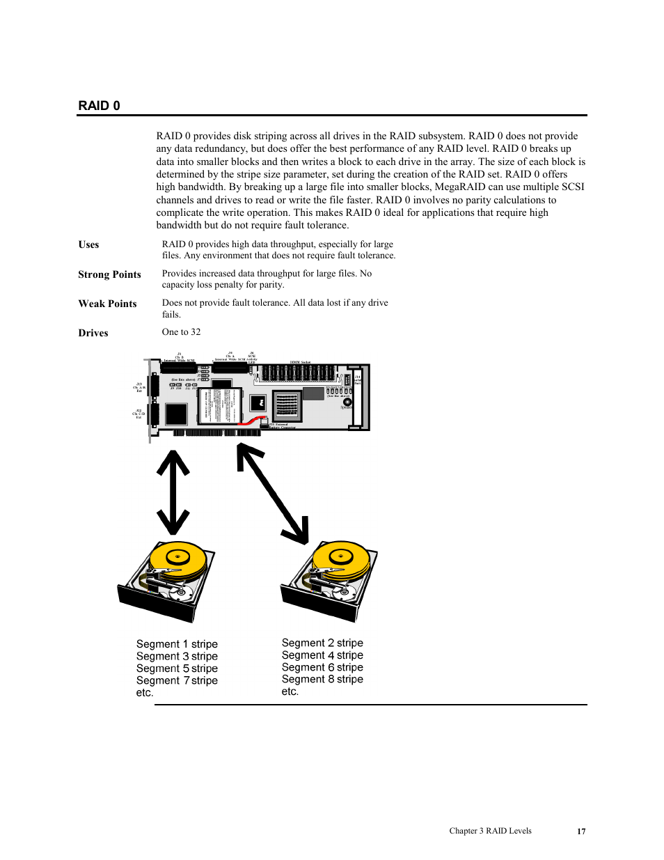 Raid 0 | LSI MegaRAID Enterprise 1600 User Manual | Page 31 / 154