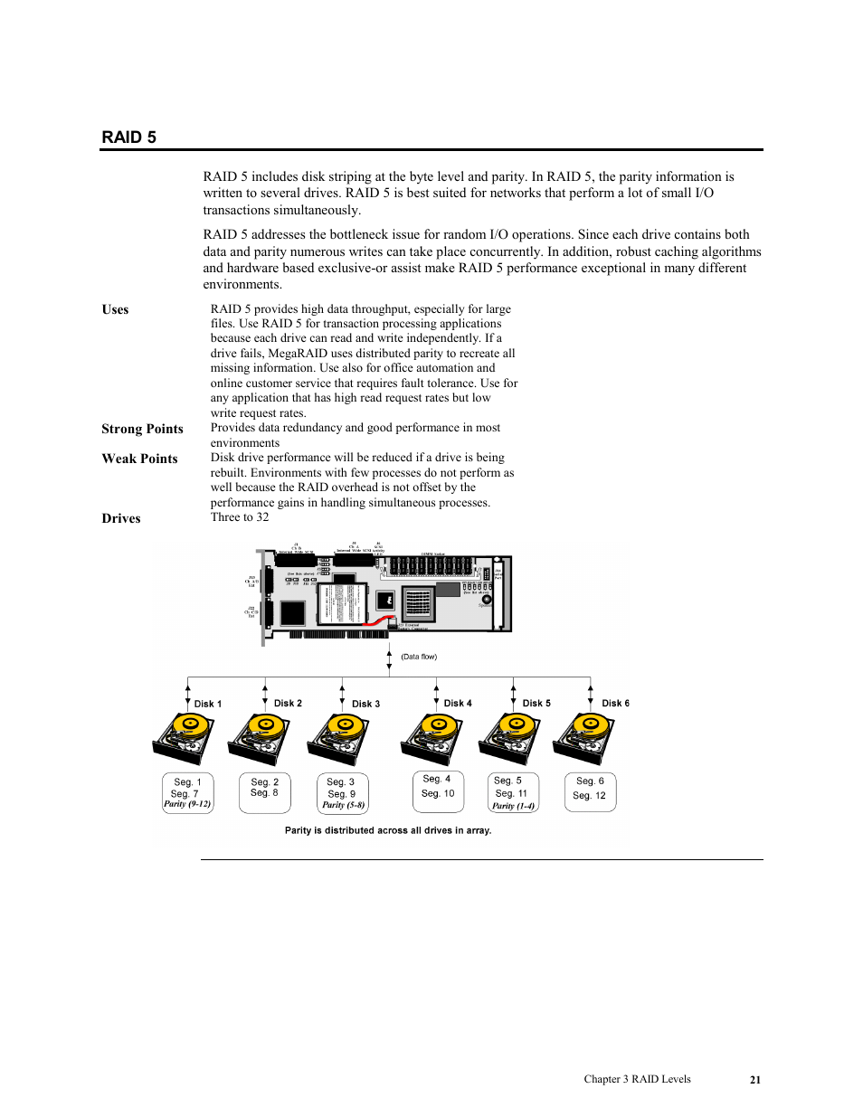 Raid 5 | LSI MegaRAID Enterprise 1600 User Manual | Page 35 / 154